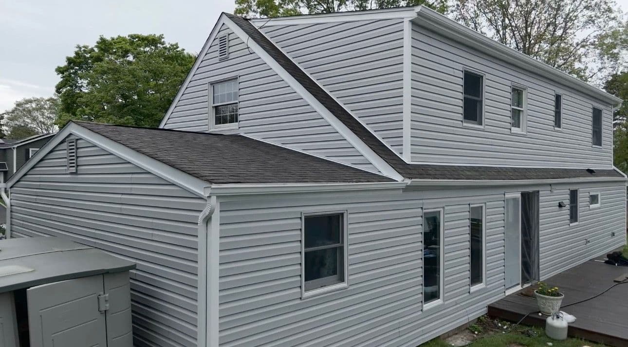 Full Siding Replacement in Medford NY Home
